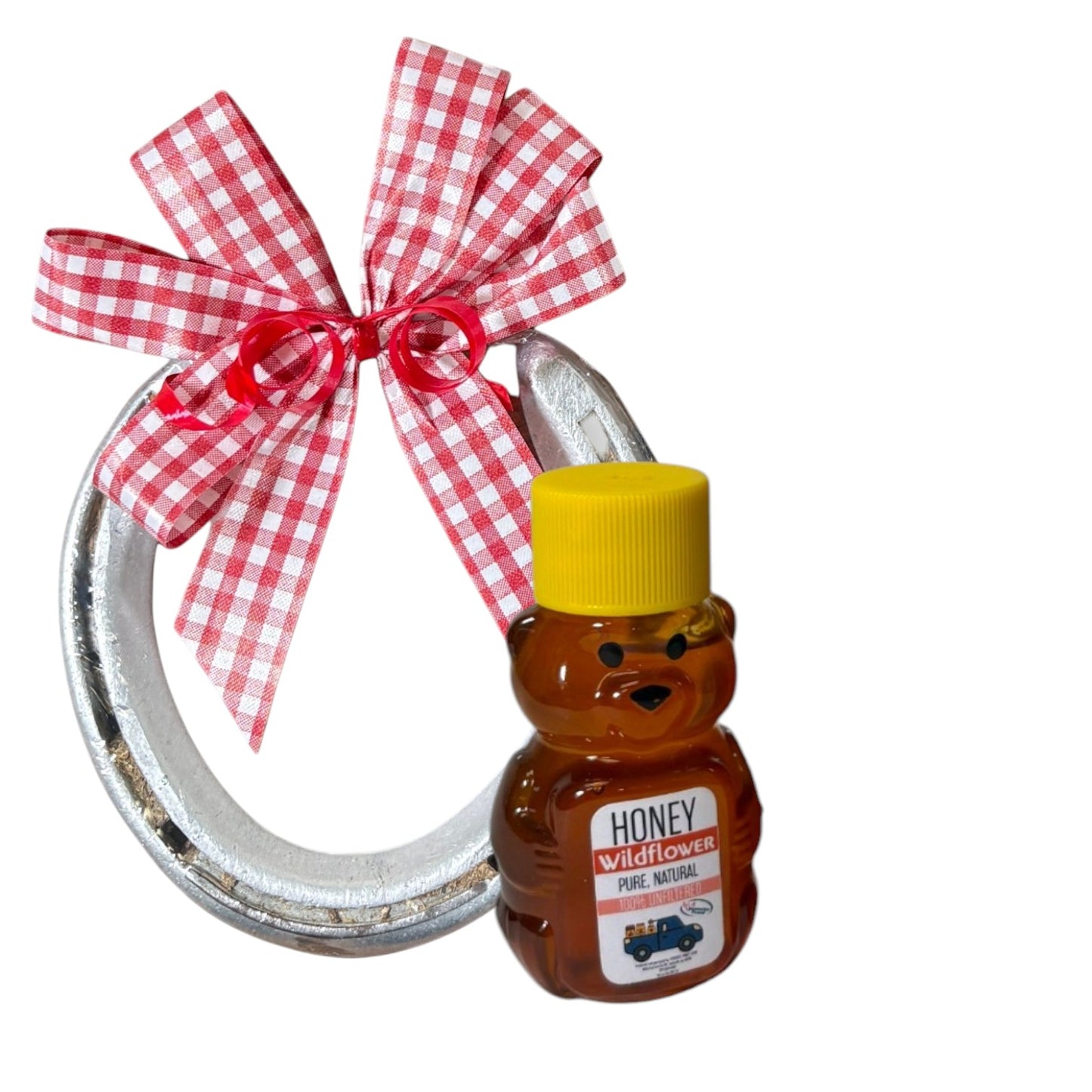 Kicked Up Horseshoe Gift with Mini Henson's Honey – Pick Your Kentucky Honey Flavor
