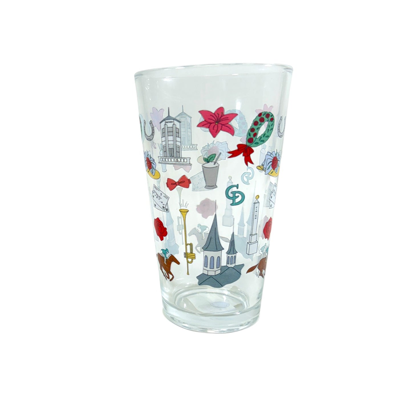 A 10oz Churchill Downs Whimsey rocks glass 