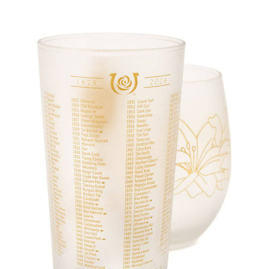 Churchill Exclusive - 150th Kentucky Derby Frosted Glass Set - A Taste of Kentucky