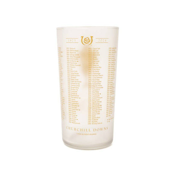 Churchill Exclusive - 150th Kentucky Derby Frosted Glass Set - A Taste of Kentucky