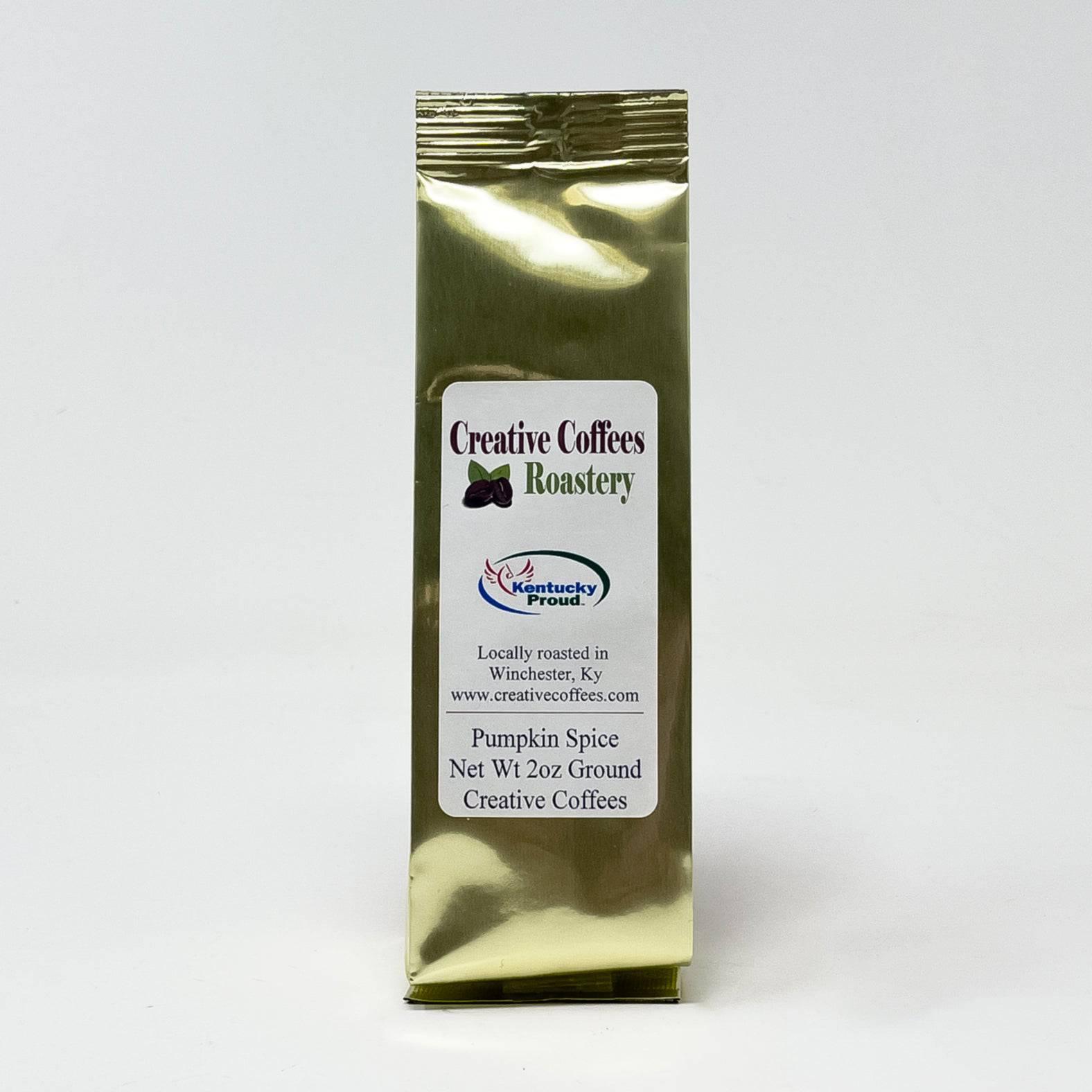 Creative Coffees Roastery 2oz Ground Coffee Bags - A Taste of Kentucky