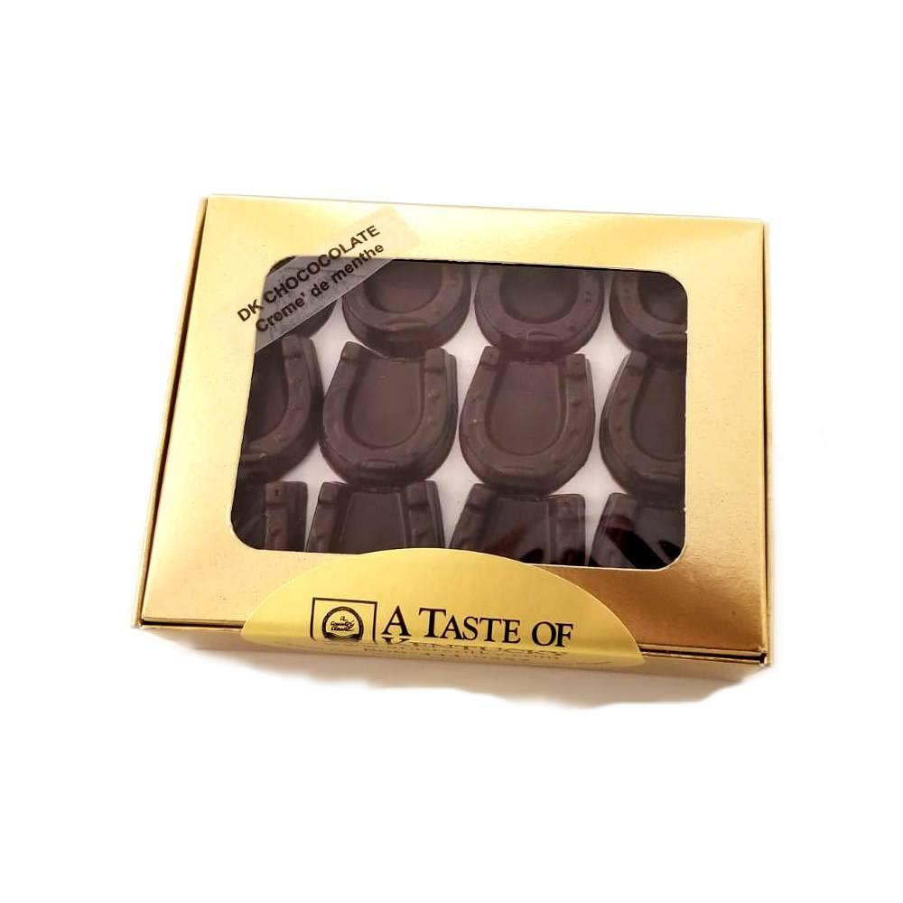 Creme de Menthe Horseshoe Chocolate - A Taste of Kentucky