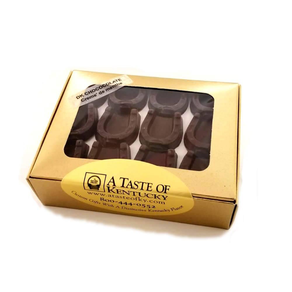 Creme de Menthe Horseshoe Chocolate - A Taste of Kentucky