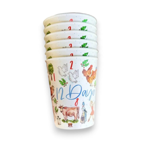 Holiday Reusable Party Cups – 6 Festive Designs