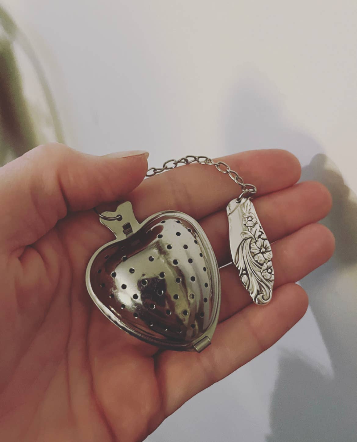 Reusable Tea Infuser Made with Spoon Handle