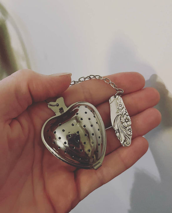 Reusable Tea Infuser Made with Spoon Handle