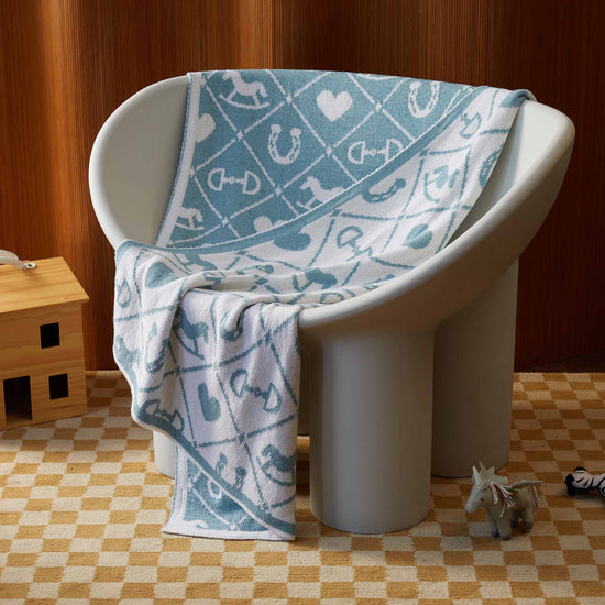 Baby Cotton Knit Blanket - Pony Quilt - A Taste of Kentucky
