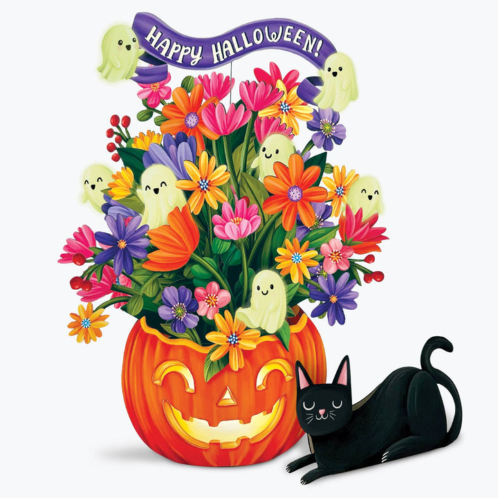 Jack-O'-Lantern Boo-quet (8 Pop-Up Greeting Cards) - A Taste of Kentucky