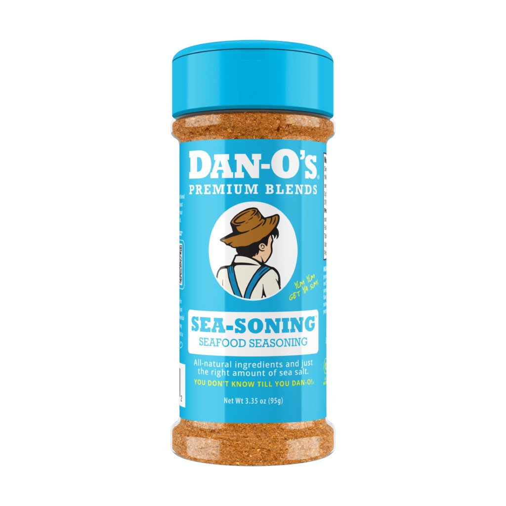 Dan-O's Premium Blends Sea-Soning seasoning container on a white background