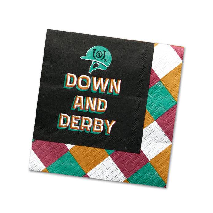 Icon Kentucky Derby Down and Derby Paper Napkins - Beverage