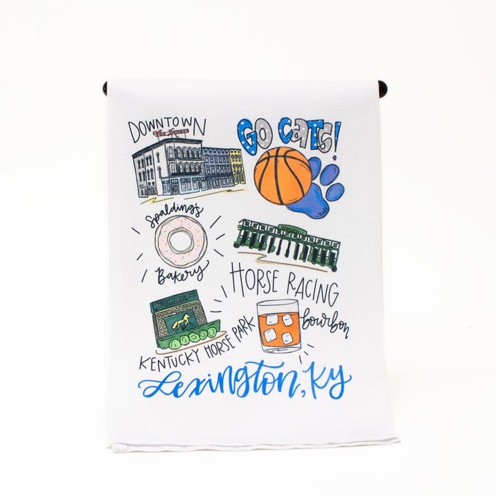 Lexington Tea Towels | Kentucky-Themed Kitchen Towels — CATS & Lexington Icons