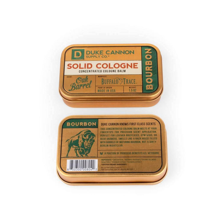 Duke Cannon Solid Cologne Bourbon - A Taste of Kentucky
