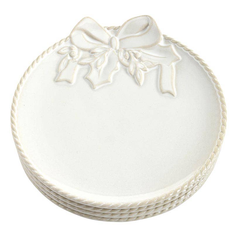 Ceramic Wreath Appetizer Plates - Set of 4 - A Taste of Kentucky