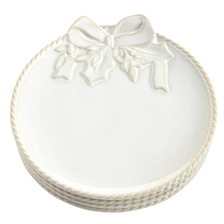 Ceramic Wreath Appetizer Plates - Set of 4 - A Taste of Kentucky