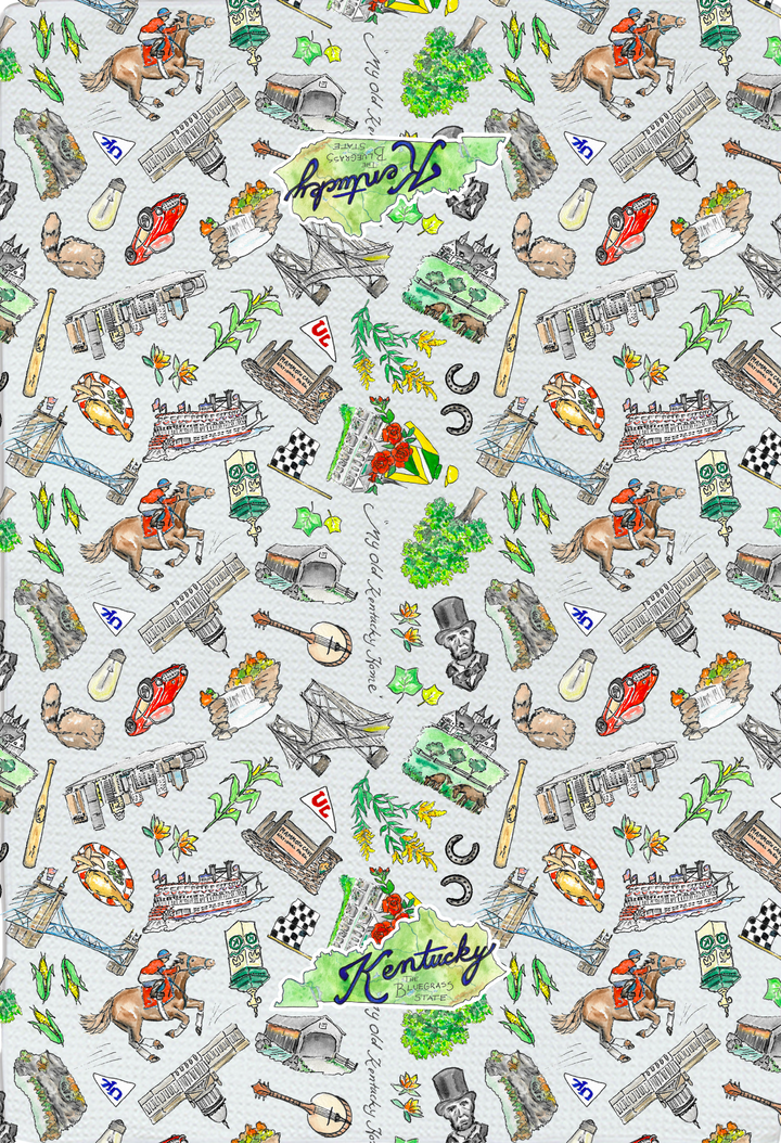 Kentucky tea towel - A Taste of Kentucky