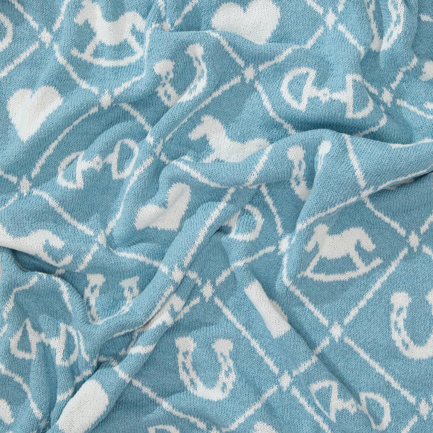 Baby Cotton Knit Blanket - Pony Quilt - A Taste of Kentucky
