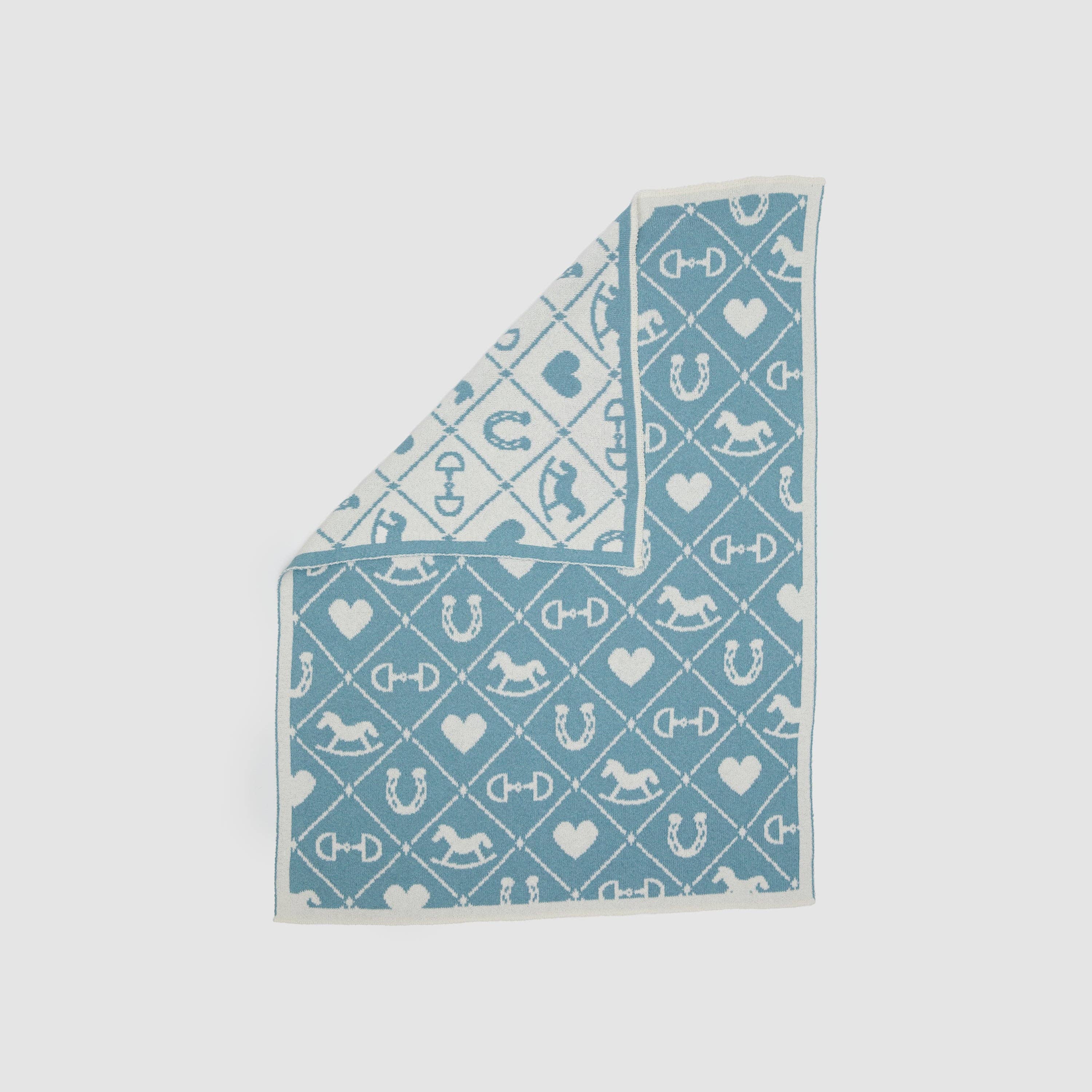 Baby Cotton Knit Blanket - Pony Quilt - A Taste of Kentucky