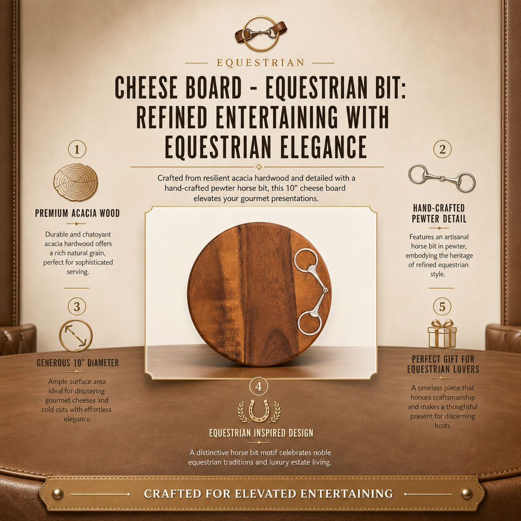 Cheese Board - Equestrian Bit - A Taste of Kentucky
