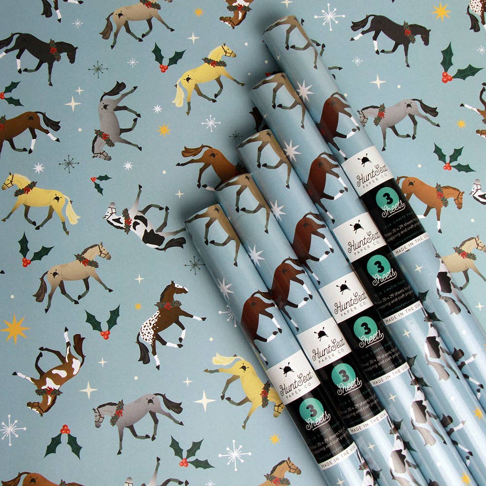Christmas Gift Wrap - Hunt Seat Paper Co. - A Taste of Kentucky