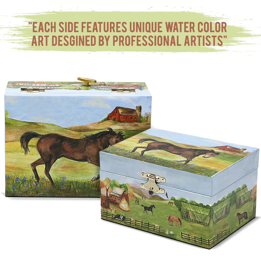 Country Horse Jewelry Box: Christmas 2025 Gift | Wholesale - A Taste of Kentucky