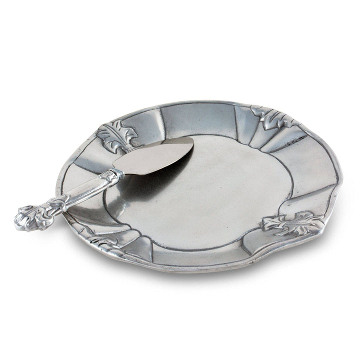 Fleur-De-Lis Plate with Server - A Taste of Kentucky