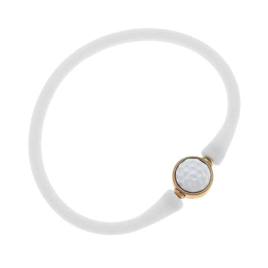 Enamel Golf Ball Silicone Bali Bracelet - A Taste of Kentucky