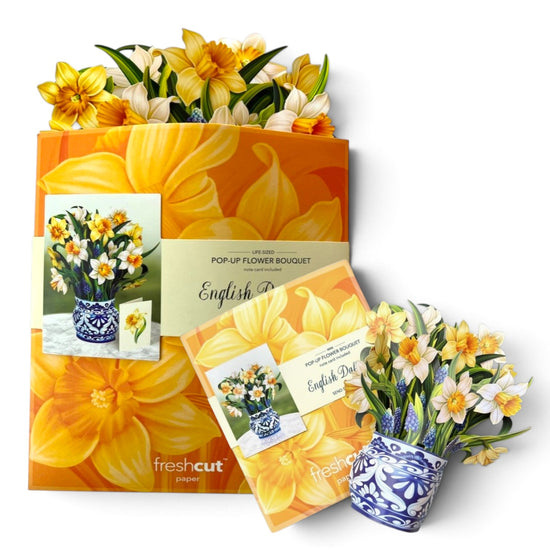 English Daffodils Paper Flower Bouquet - A Taste of Kentucky