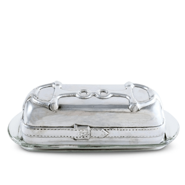 Equestrian Butter Dish - A Taste of Kentucky
