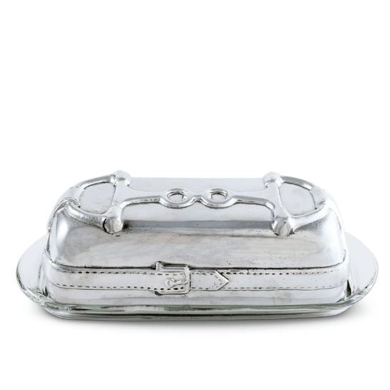 Equestrian Butter Dish - A Taste of Kentucky