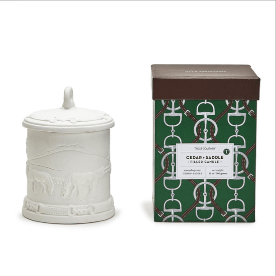 Equestrian Cedar & Leather Candle - A Taste of Kentucky
