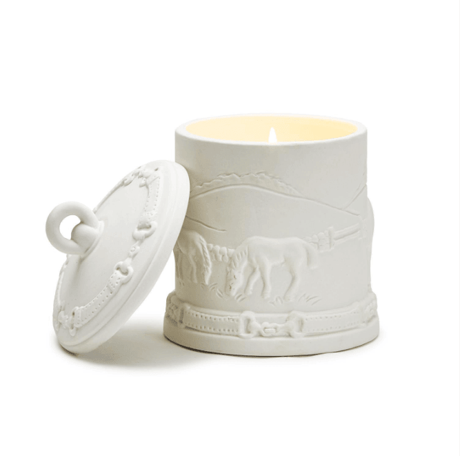 Equestrian Cedar & Leather Candle - A Taste of Kentucky