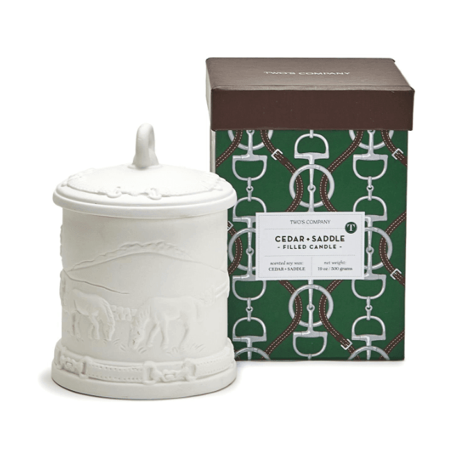 Equestrian Cedar & Leather Candle - A Taste of Kentucky