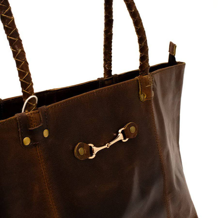Equestrian Snaffle Bit Leather Purse - A Taste of Kentucky