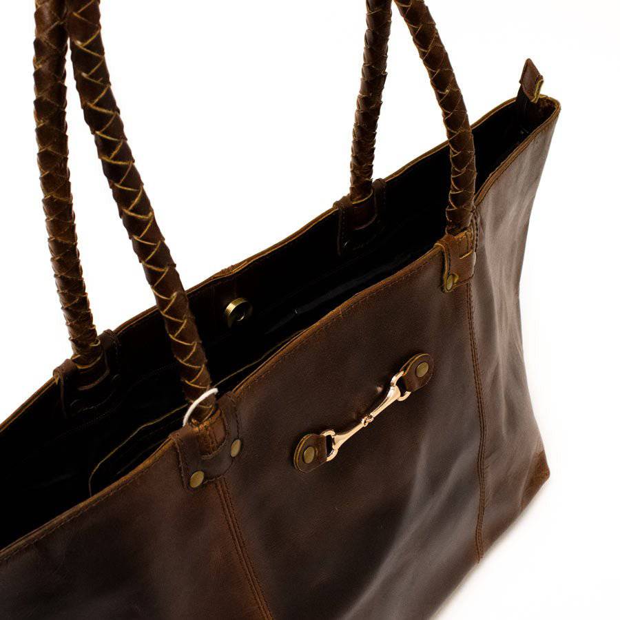 Equestrian Snaffle Bit Leather Purse - A Taste of Kentucky