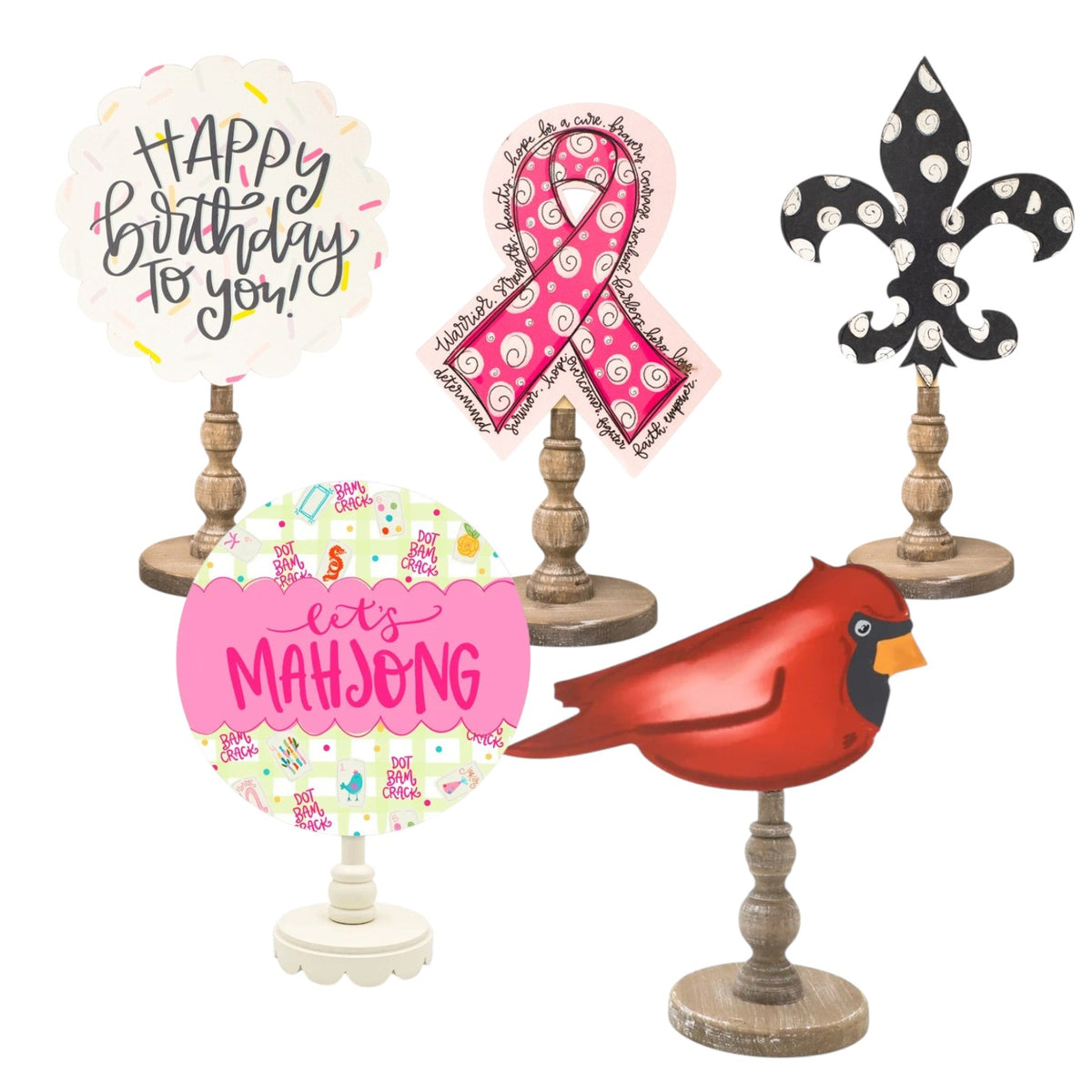 Interchangeable Decorative Sign Topper – 12" Seasonal & Holiday Designs (Base Sold Separately) - A Taste of Kentucky