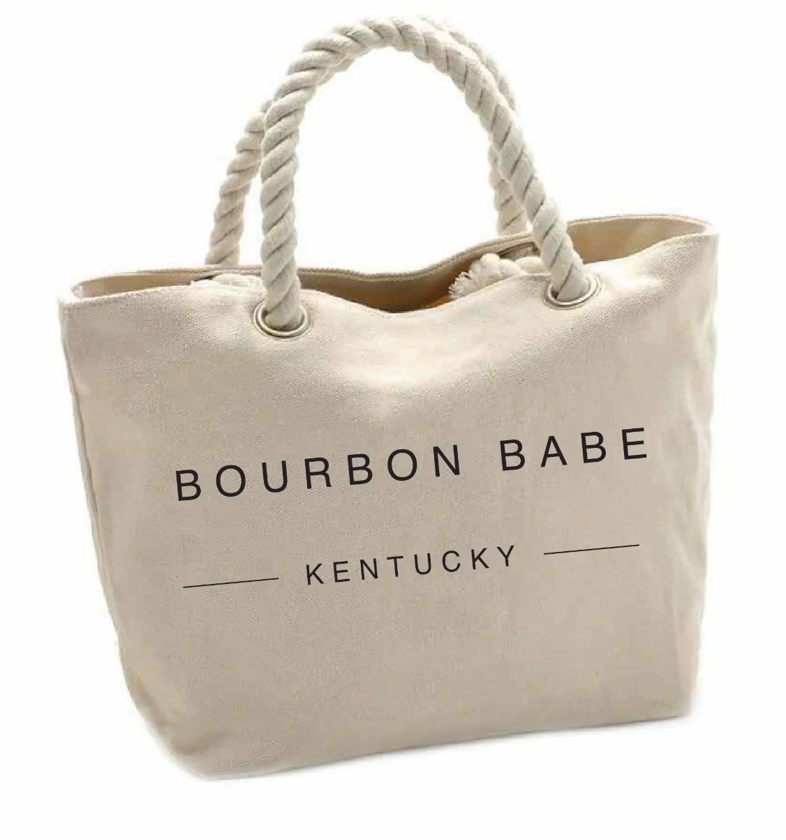 Bourbon Babe Oversized Tote Bag - A Taste of Kentucky