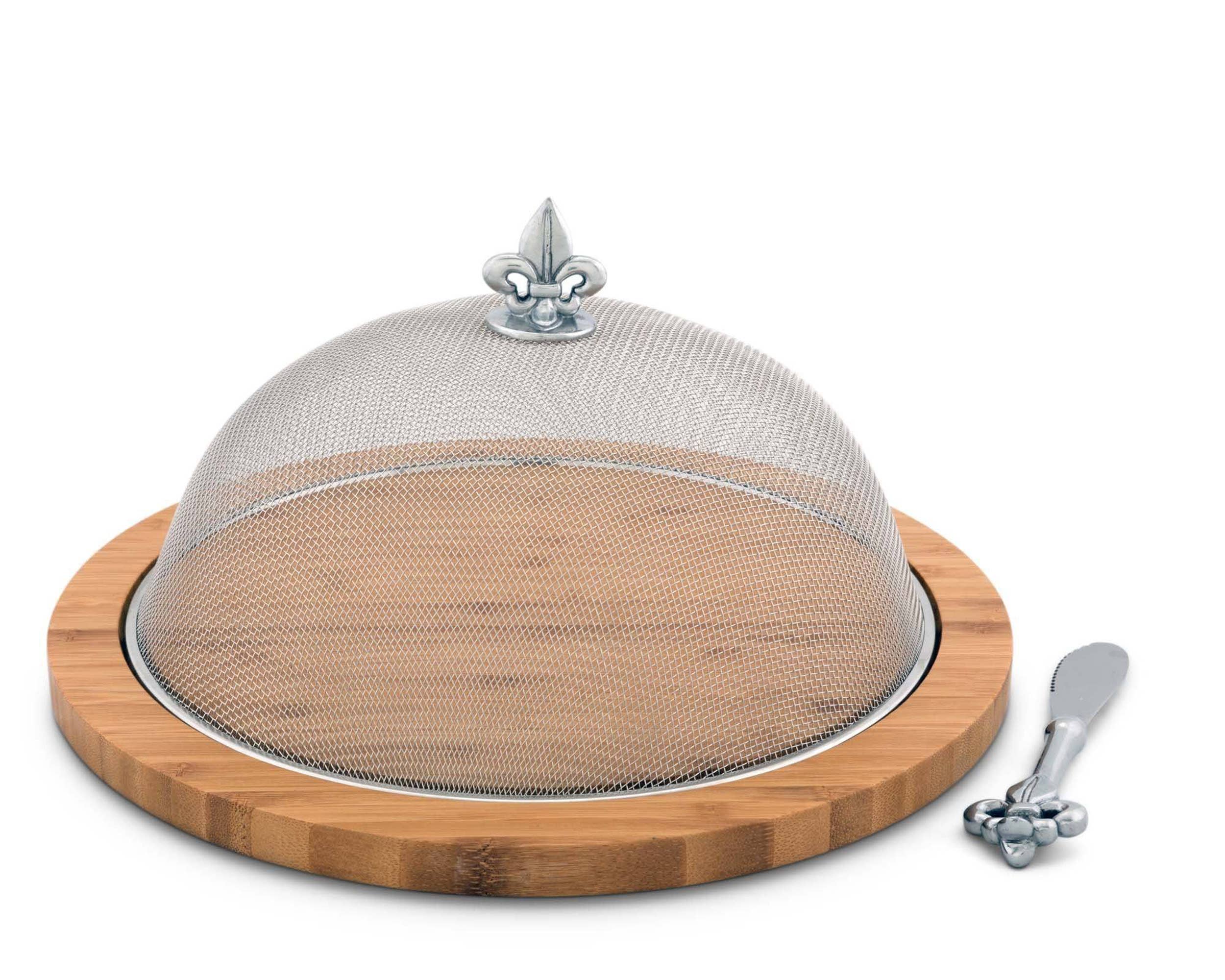 Fleur de Lis 3 Piece Picnic Cheese Board /Spreader - A Taste of Kentucky