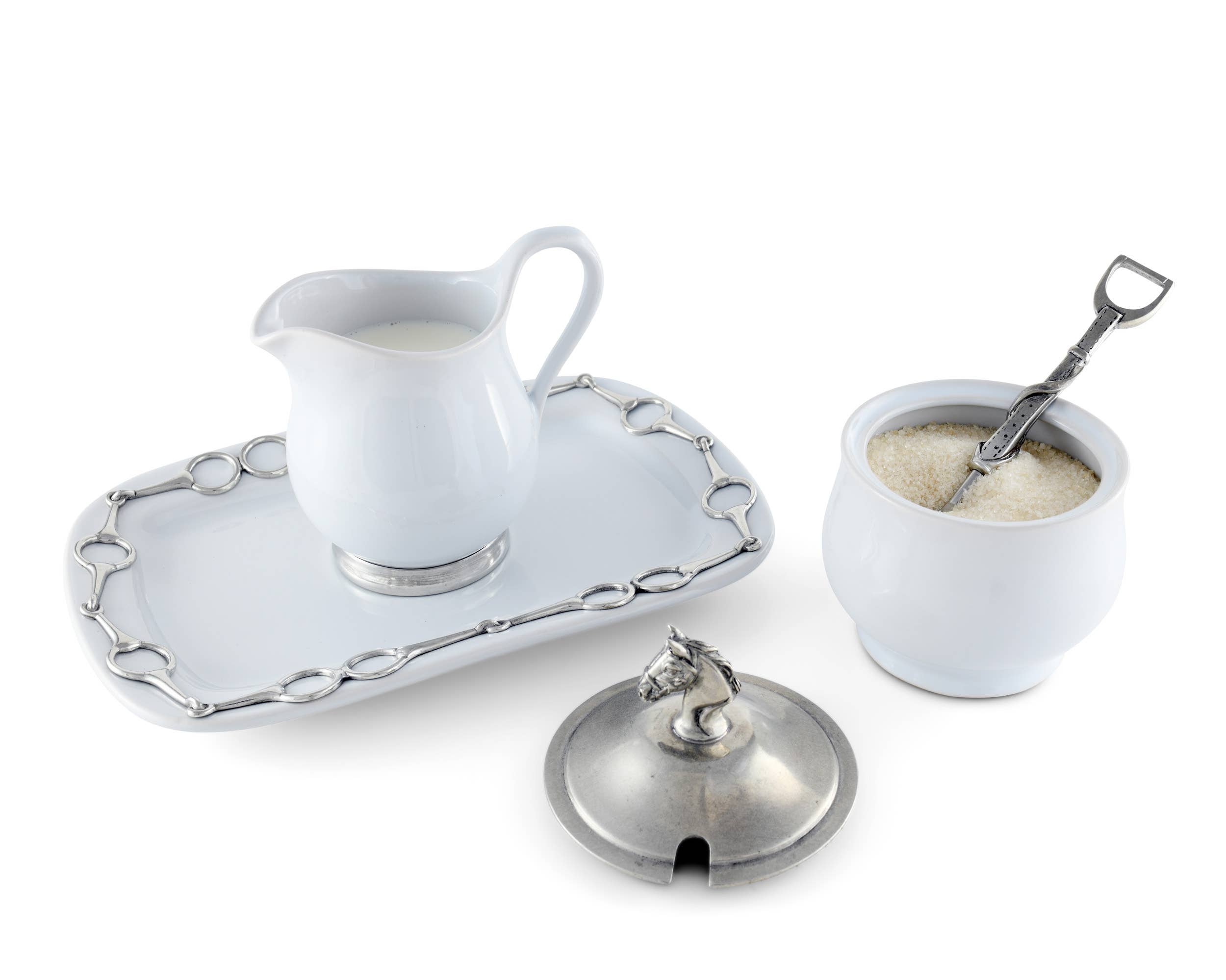 Equestrian Sugar and Creamer Set - A Taste of Kentucky