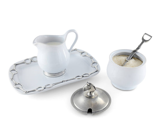 Equestrian Sugar and Creamer Set - A Taste of Kentucky