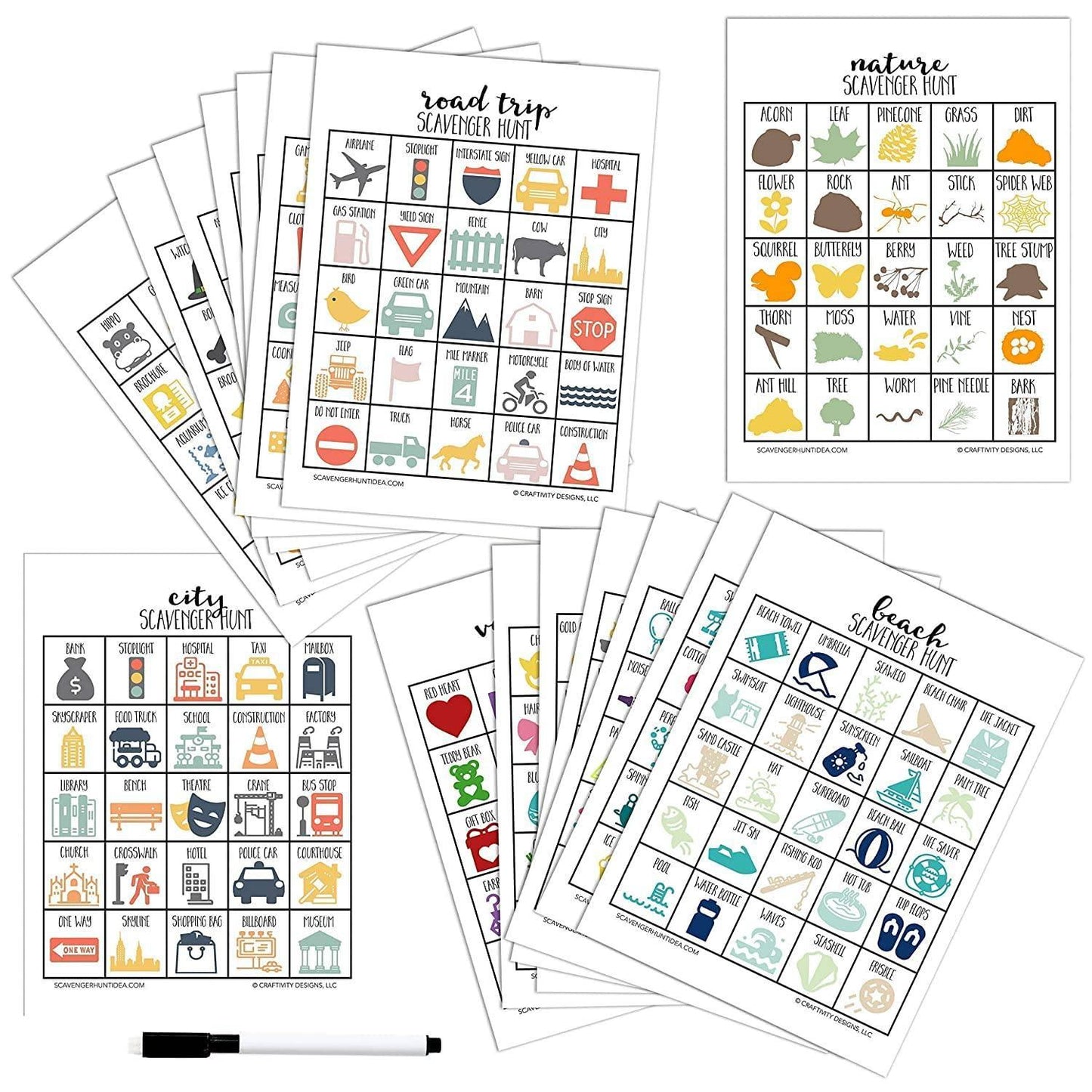 Family Scavenger Hunt Game - A Taste of Kentucky