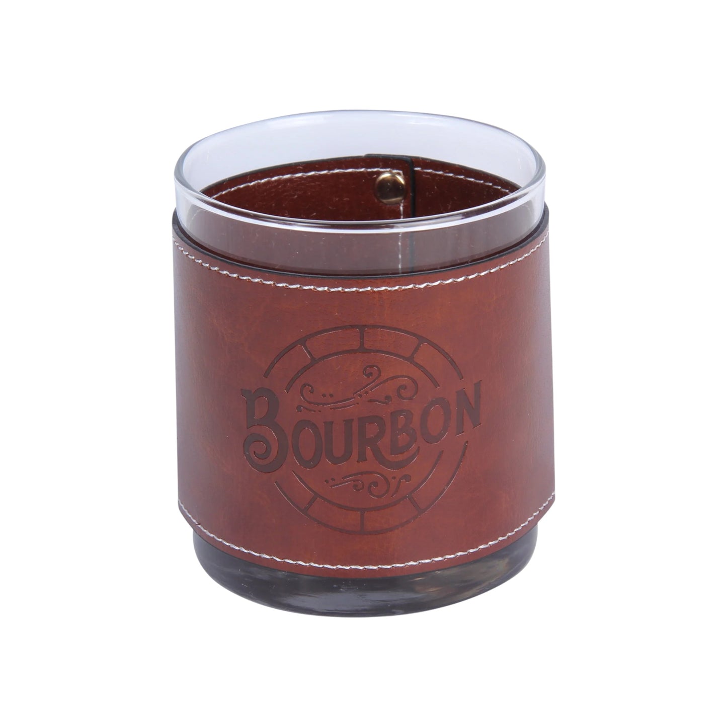 Faux Leather-Wrapped Rocks Glass – Classic Kentucky Designs - A Taste of Kentucky