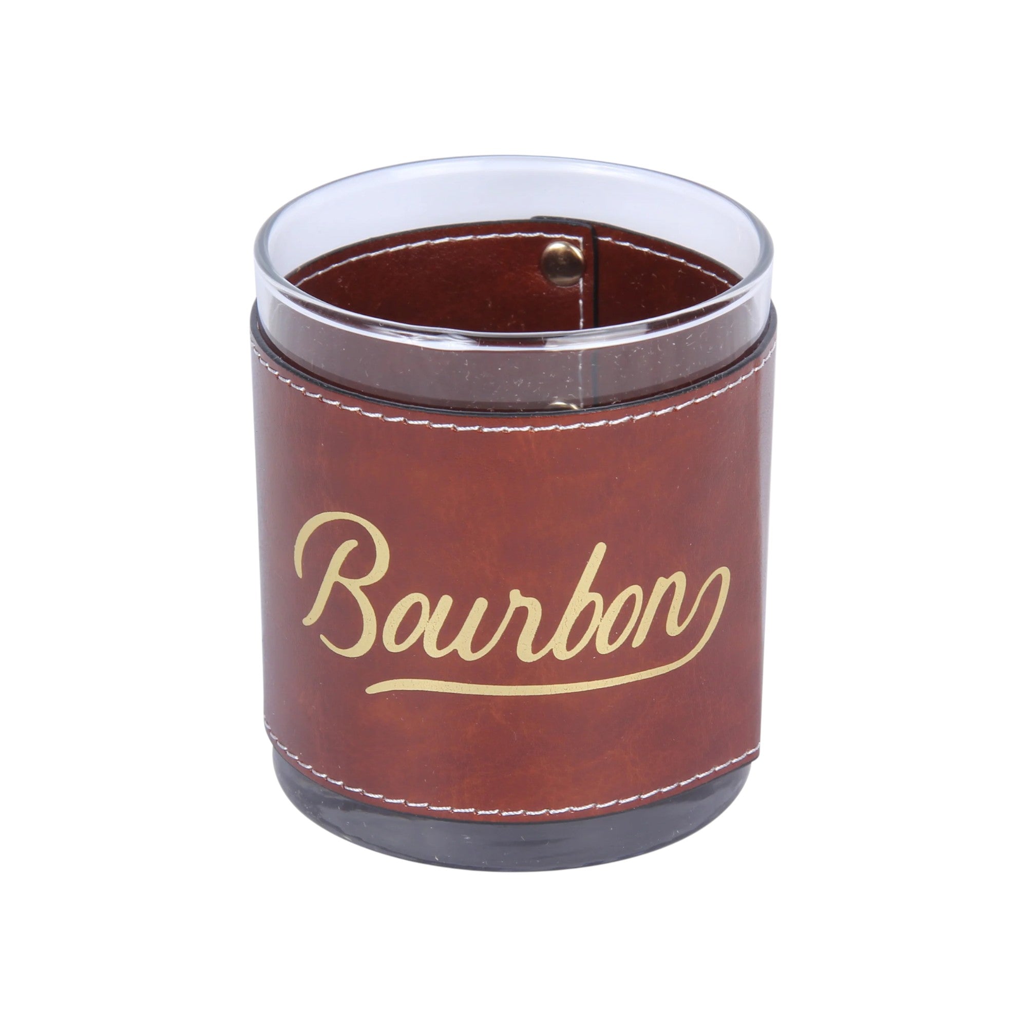 Faux Leather-Wrapped Rocks Glass – Classic Kentucky Designs - A Taste of Kentucky