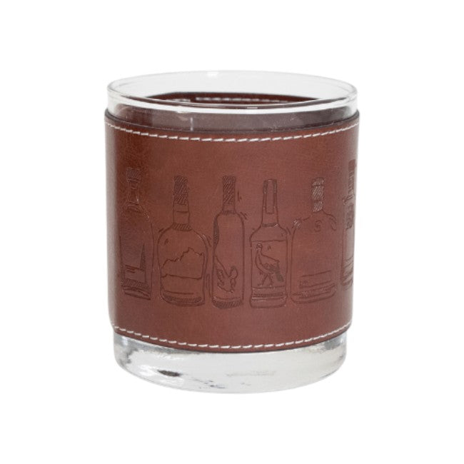 Faux Leather-Wrapped Rocks Glass – Classic Kentucky Designs - A Taste of Kentucky