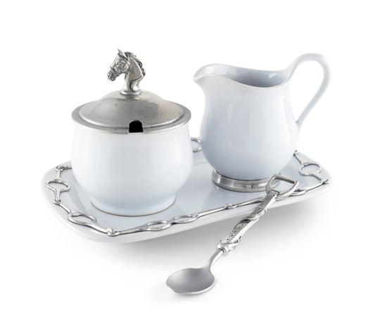 Equestrian Sugar and Creamer Set - A Taste of Kentucky