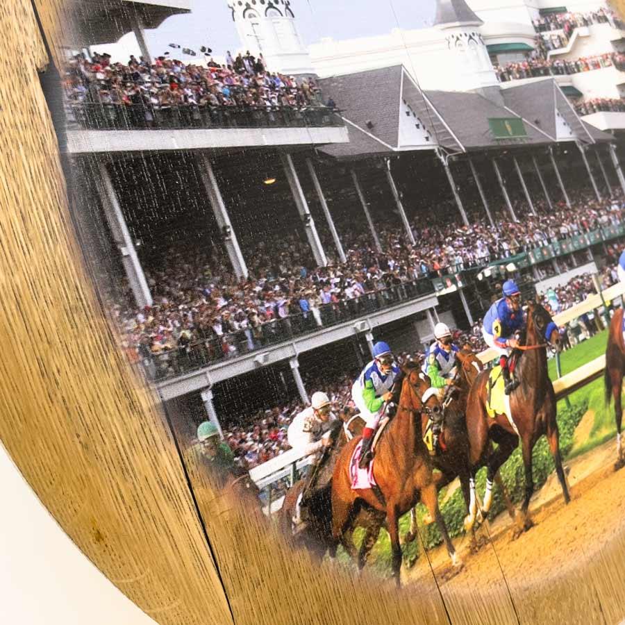First Turn Kentucky Derby Barrel Head - A Taste of Kentucky