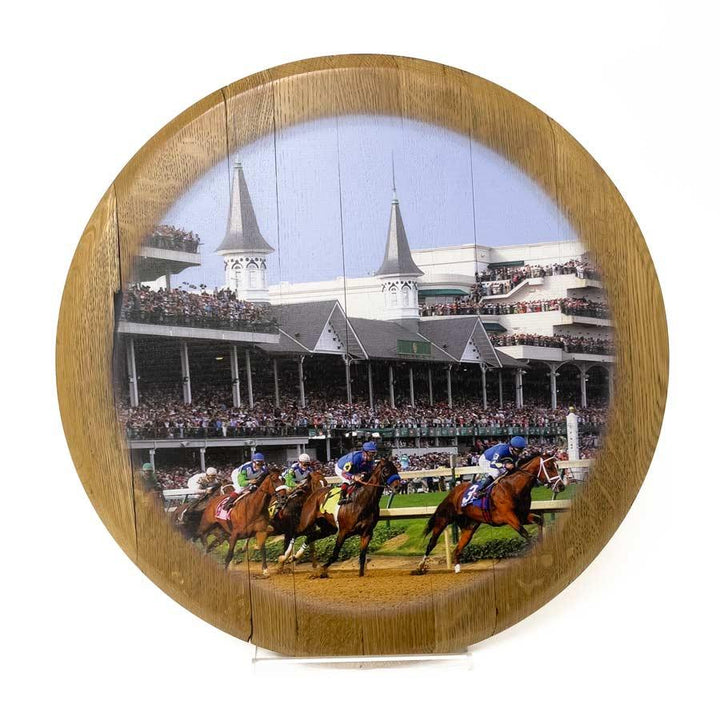 First Turn Kentucky Derby Barrel Head - A Taste of Kentucky