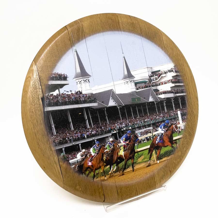 First Turn Kentucky Derby Barrel Head - A Taste of Kentucky