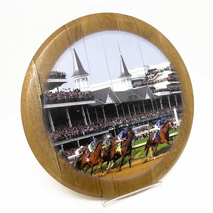 First Turn Kentucky Derby Barrel Head - A Taste of Kentucky