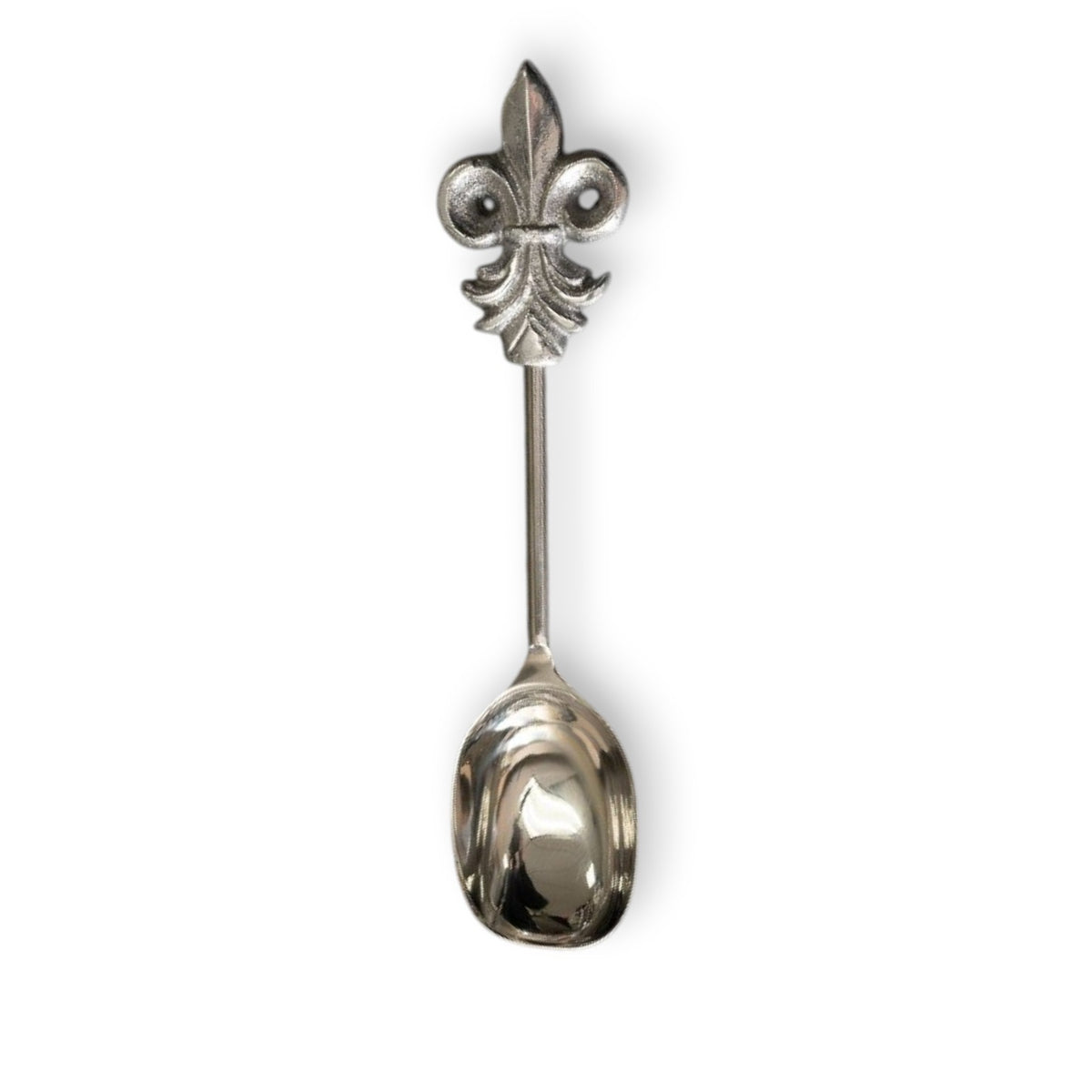 Aluminum Ice Scoop with Fleur De Lis Handle