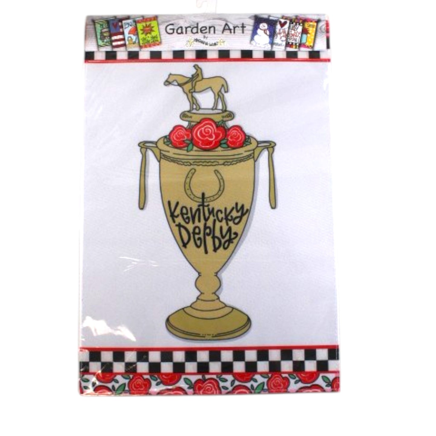Kentucky Derby Cup Flag – 12" x 18" Garden Flag - A Taste of Kentucky